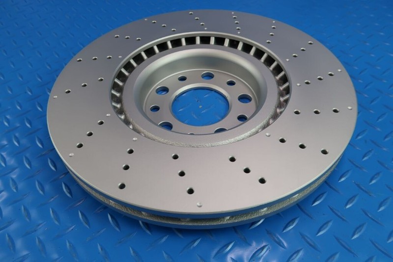 Alfa Romeo Giulia front rear brake pads & drilled rotors TopEuro #11327 gallery