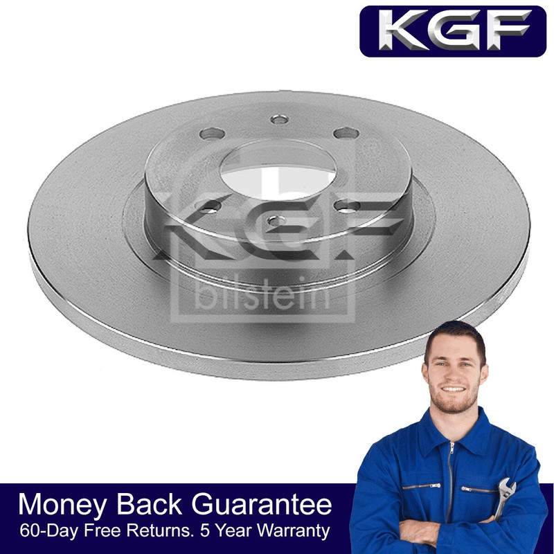 KGF Front Brake Discs Fits Fiat Panda 2012- Punto 1993-2012 71738373