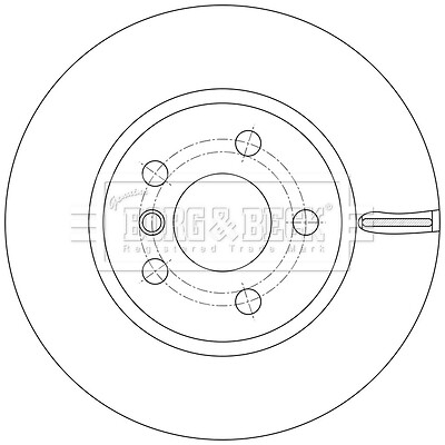 Fits BMW 3 Series 2019- 1.8 2.0 D AZ Front 1x Brake Disc 34106877211 gallery