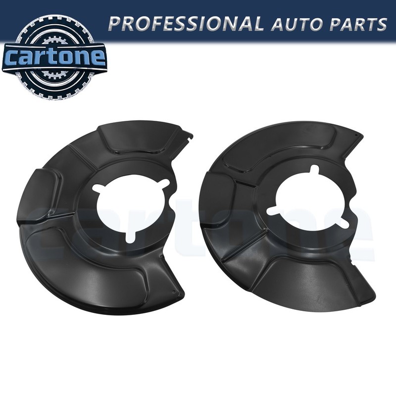 Pair Brake Dust Shield Front LH & RH For 11-25 Jeep Grand Cherokee Dodge Durango