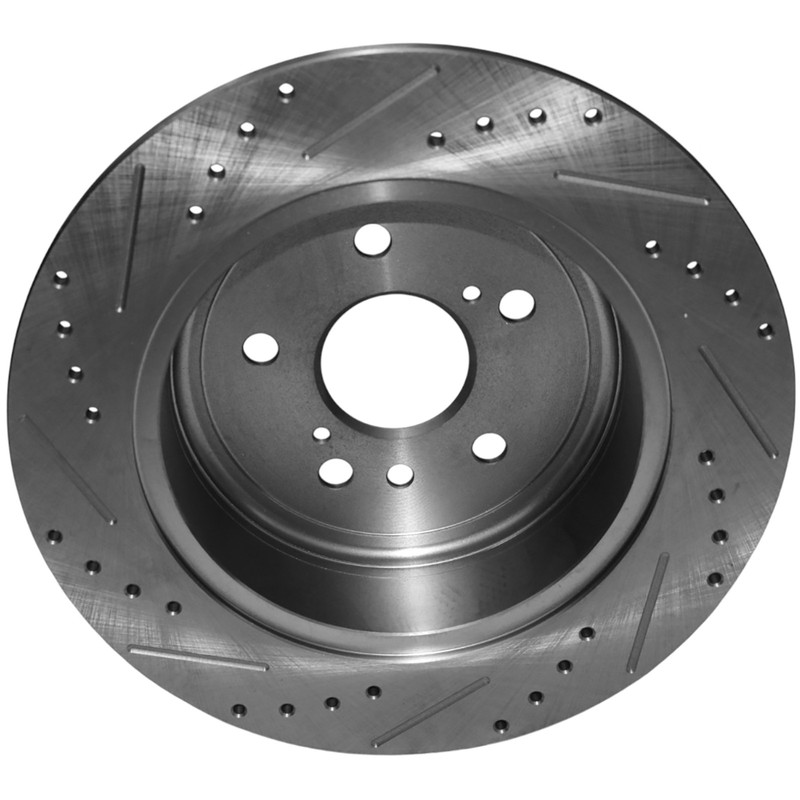 309mm Rear Drilled Brake Rotors for Toyota Highlander 2008-2014 2.7L 3.3L 3.5L gallery