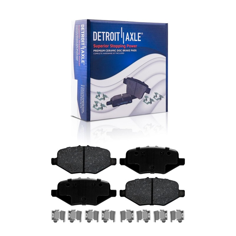 352mm Front & 345mm Rear Rotors Ceramic Brake Pad for 2015-19 MKS MKT Heavy Duty gallery