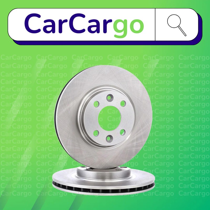 Front Brake Discs x2 FOR Renault Clio 1.5 dCi 75 2012-2021 Vented 258mm
