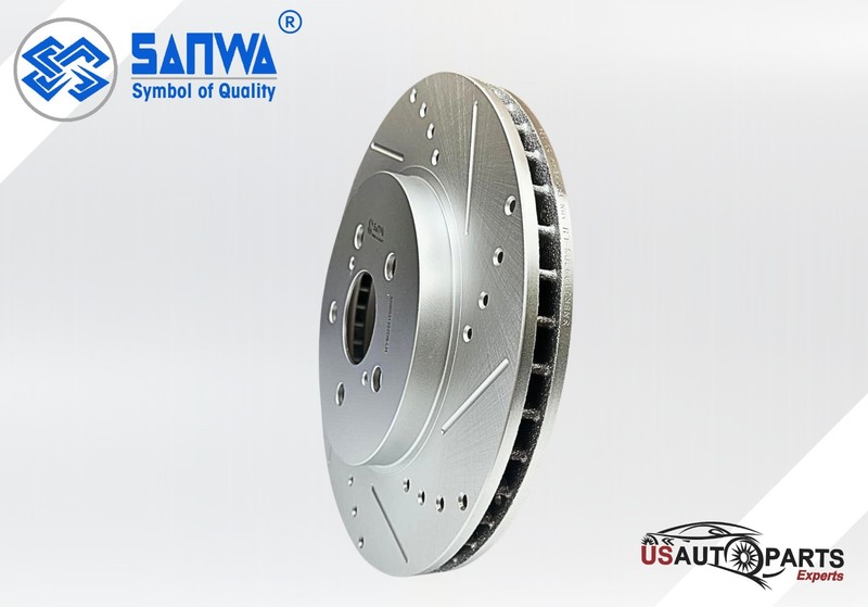 FRONT LH BRAKE ROTOR VENTED &GEOMET COATED D&S 319MM FOR LEXUS RX330 04-09 3.3L gallery