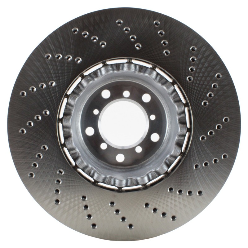SHW Performance Front Left 374mm Drilled Brake Disc Rotor for BMW E60 E63 E64 M gallery