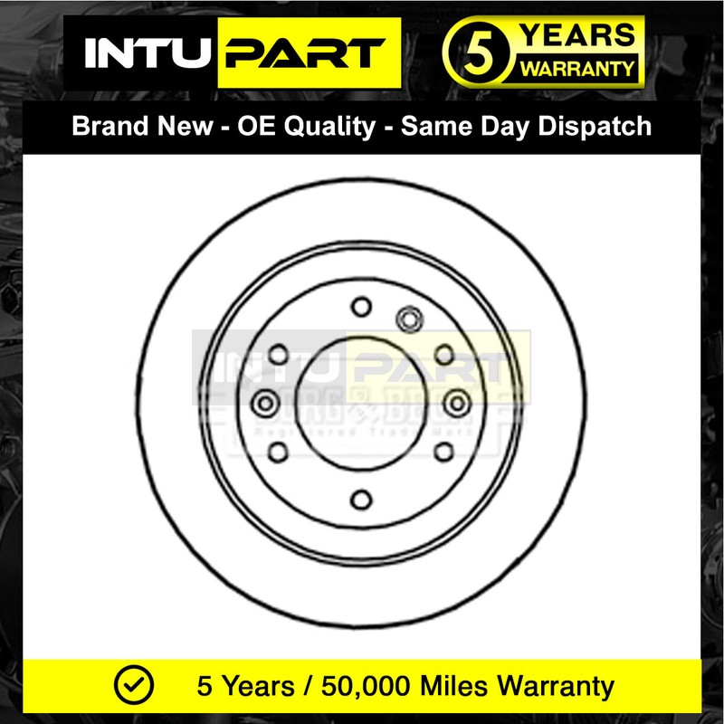 Fits Kia Sedona 2006- 2.2 CRDi 2.7 2.9 IntuPart Rear 1x Brake Disc 584114D000