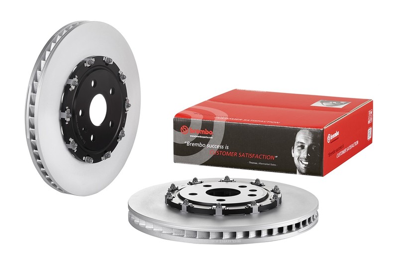 Front Driver Left Disc Brake Rotor Floating 370mm Brembo For Camaro SS ZL1 CTS V