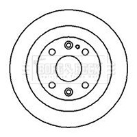 2x Brake Discs Pair Solid fits MAZDA MX3 EC 1.8 Rear 92 to 97 250mm Set B&B New gallery