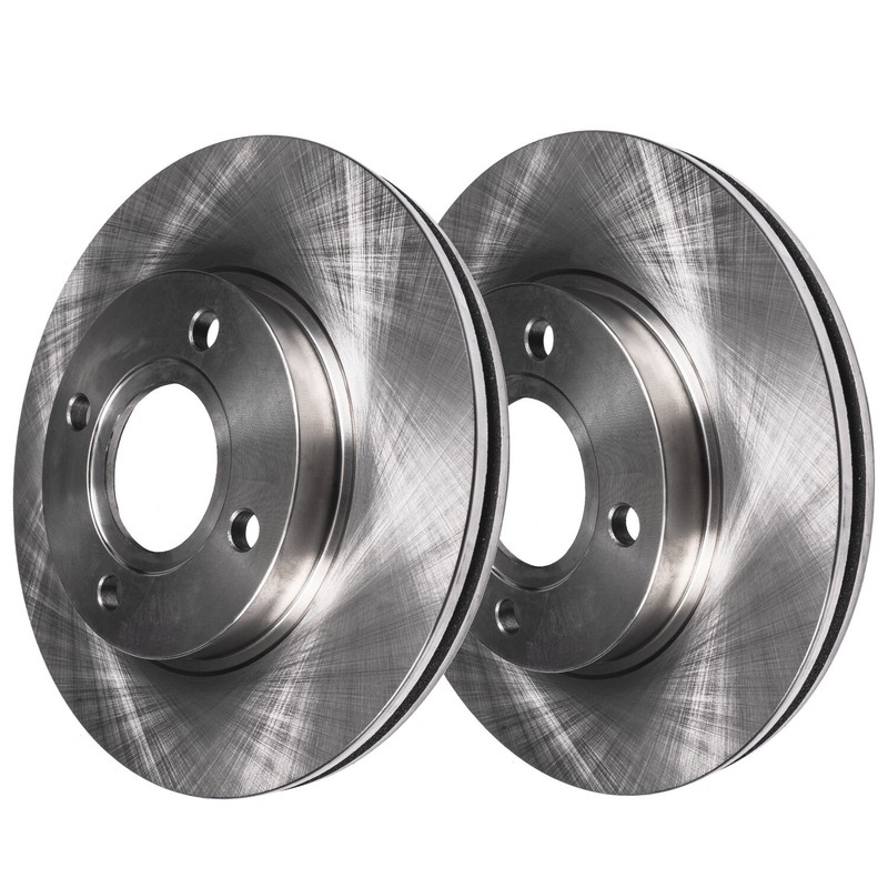 241mm Front Disc Brake Rotors + Ceramic Pads for 2003 2004 2005 Hyundai Accent gallery