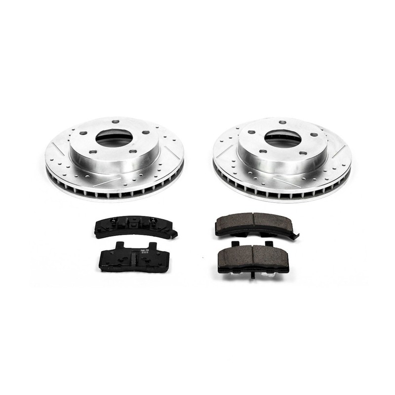 KC2126 Powerstop Brake Kit With Calipers 2-Wheel Set Front for Ram Truck 1500 gallery