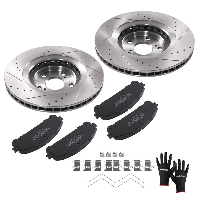 Front Brake Rotors & Brake Pads Kit for Lexus RX450h 2010-2015 NX300h 2015-2021 gallery