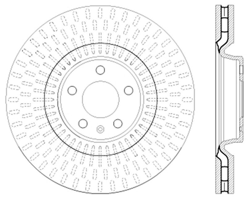 C-TEK Standard Disc Brake Rotors fits 2011-2018 Audi A8 Quattro A8 Quattro,S6 S7