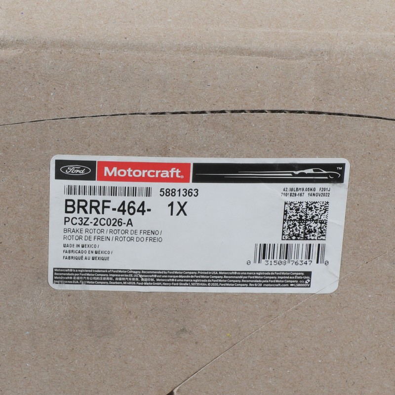 OEM NEW Ford Genuine Disc Brake Rotor PC3Z-2C026-A gallery