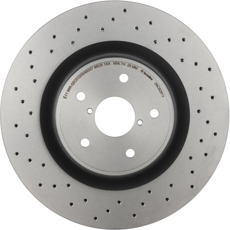 Brembo Front Disc Brake Rotor FOR 2018 Subaru WRX STI Type RA