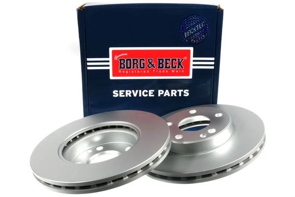 Borg & Beck BBD5267 Front Brake Discs Pair 280mm Vented Fits Mercedes A-Class