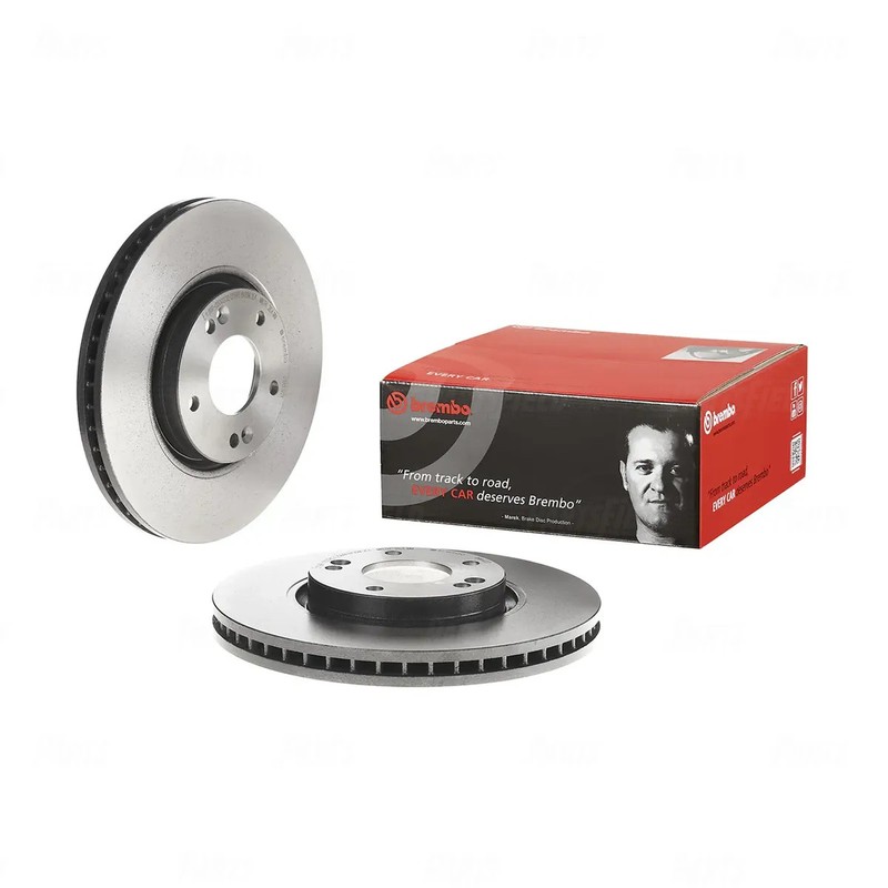 Full Set Brembo UV Coated Disc Rotors+KDH Pads for Hyundai Veloster FS 12-17 gallery