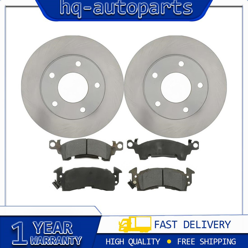 Front Brake Rotors + Disc Brake Pad for 1969 – 1976 1977 1978 Cadillac Eldorado