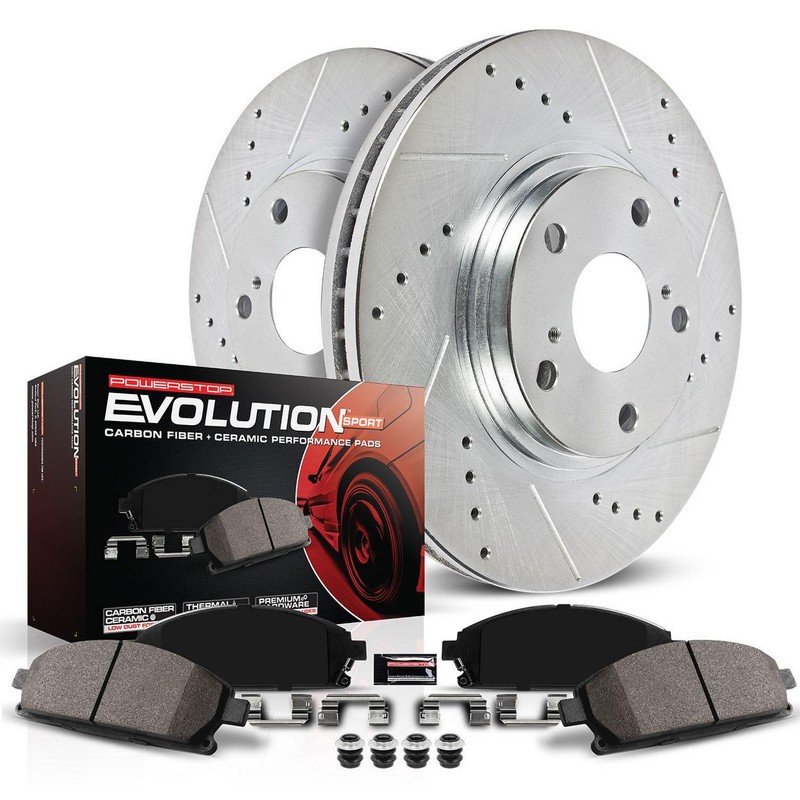 PowerStop Z23 Evolution Sport Brake Kit for 01-03 Acura CL Front gallery