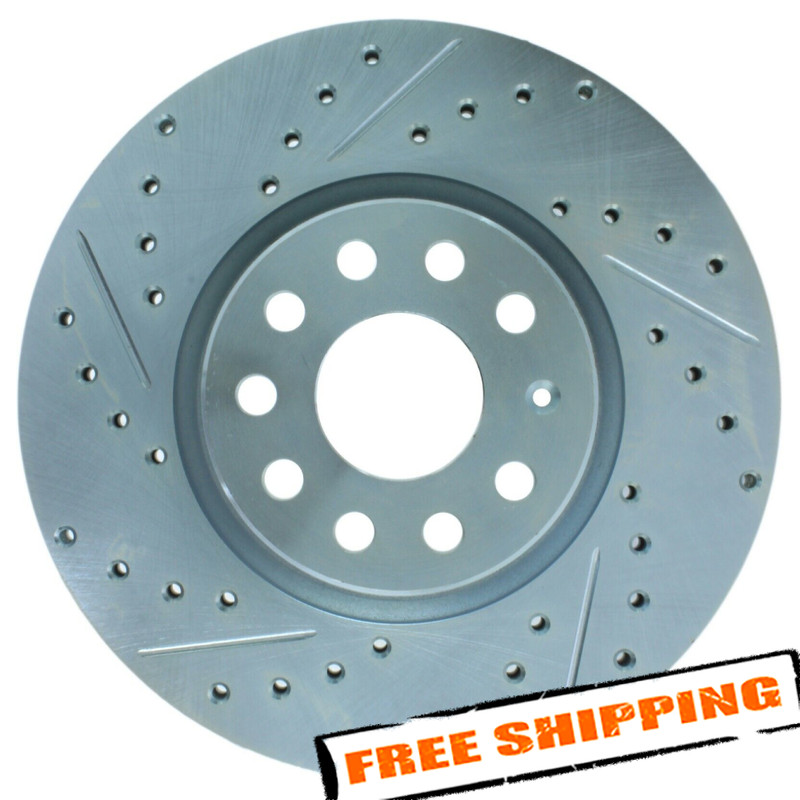 StopTech 227.33098R Select Sport Drilled/Slotted Brake Rotor for 05-18 VW Jetta gallery
