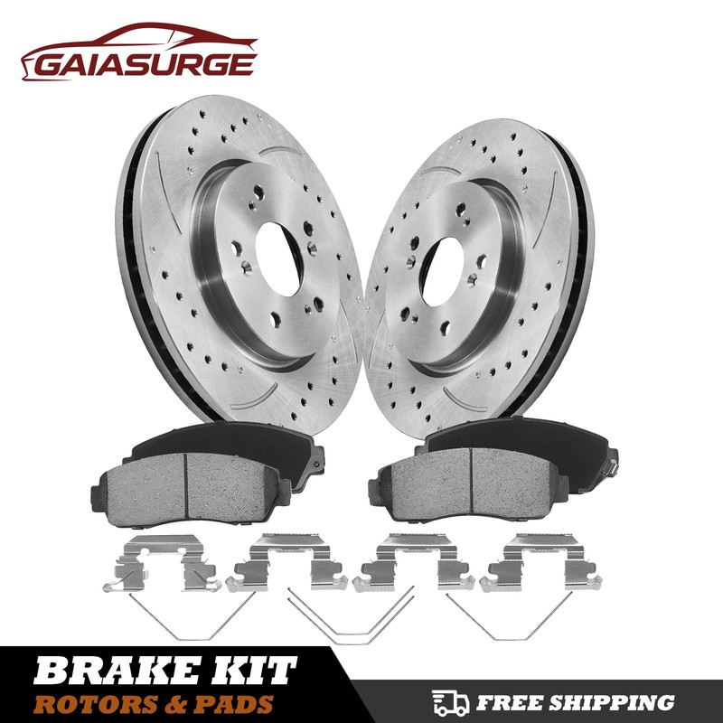 Front Disc Rotors Brake Pads for 2012 2013 2014 2015 2016 Honda Crosstour CR-V