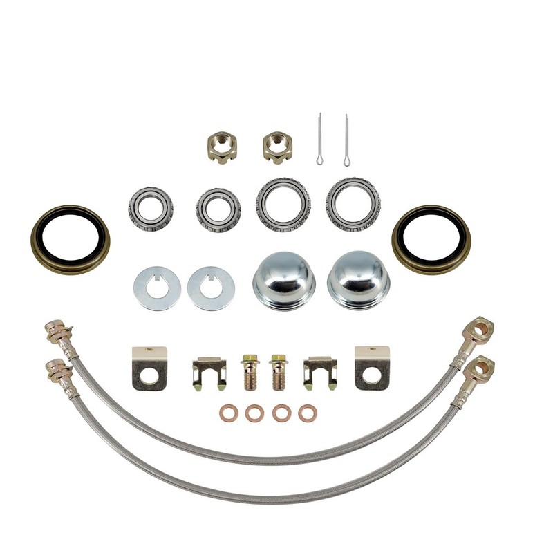 Complete 11 Inch Front Disc Brake Kit For Ford Mustang II 5 x 4-1/2 Bolt Pattern gallery