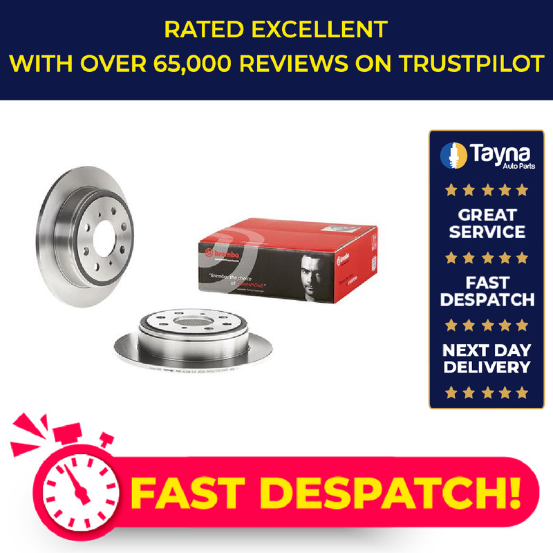 2x Brake Discs Pair Solid fits HONDA CIVIC EK3, Mk3 1.5 Rear 94 to 01 239mm Set