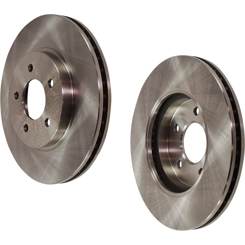 Front Brake Disc Set For 2005-2012 Ford Escape Plain Surface