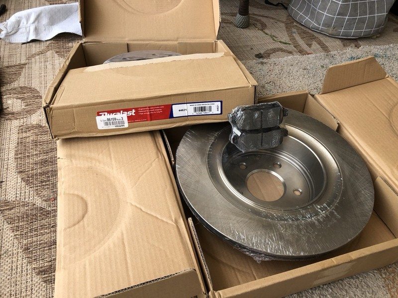 2013 Infiniti G Coupe Convertible Brake Pads And rotors 44621 Duralast gallery
