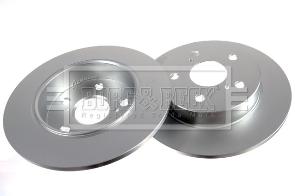 2x Brake Discs Pair Solid fits TOYOTA COROLLA E21 2.0 Rear 2019 on M20A-FXS Set gallery