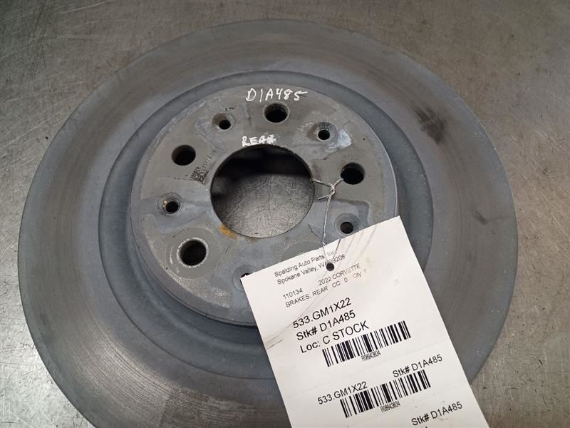 Rear Disc Brake Rotor from 2022 Chevy C8 CORVETTE 8943834
