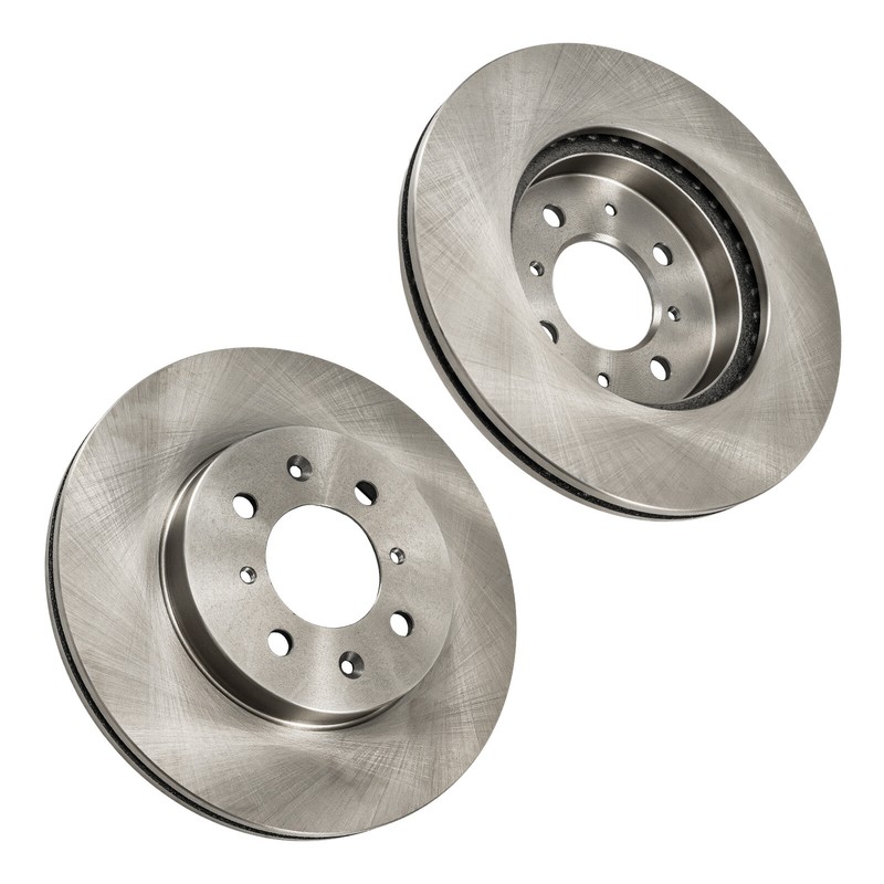 Pair 2 Front Disc Brake Rotors for Honda Fit 2007-2014 Acura Integra 1990-2001 gallery