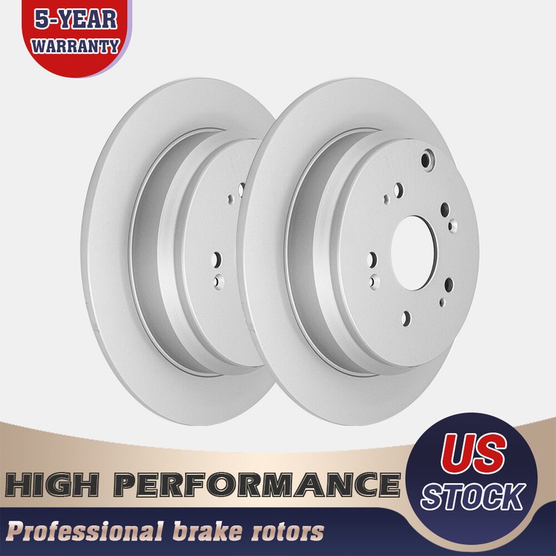 Rear Disc Brake Rotors for 2007-2018 Acura RDX 2005-2016 Honda CR-V