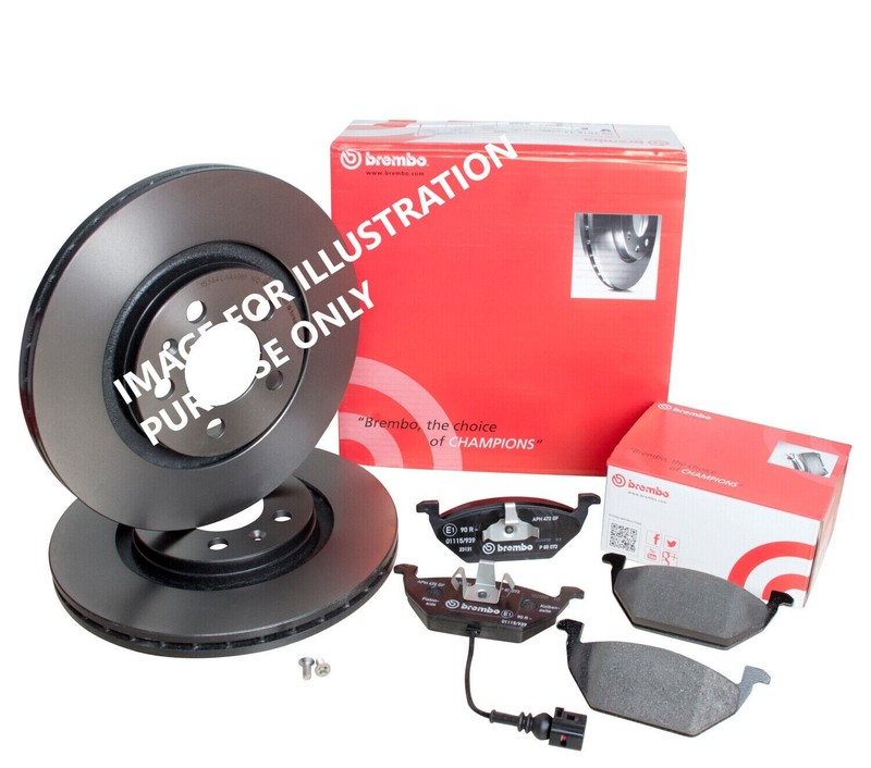 FOR PEUGEOT Boxer 2.0 BlueHDi 160 BREMBO FRONT BRAKE DISCS 280MM & BRAKE PAD SET