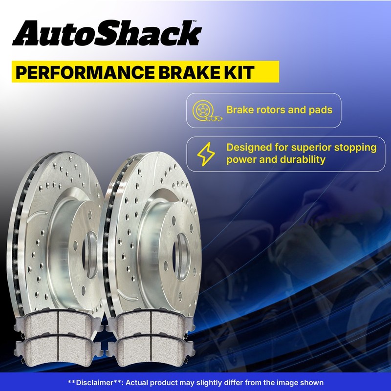 Front Drilled Slotted Brake Rotors Ceramic Pads for Mazda, 6 2014-2016 gallery