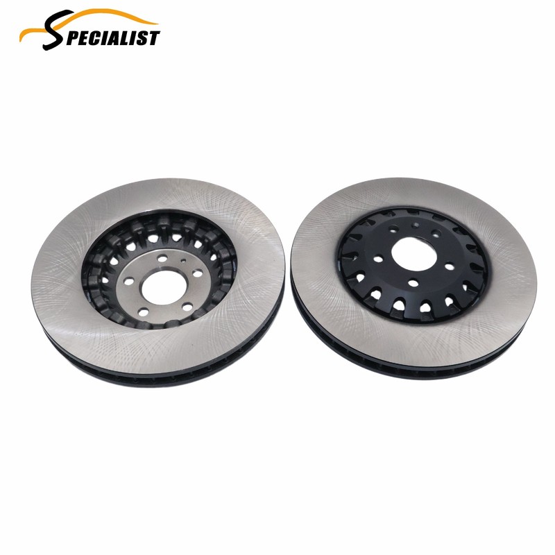 For Audi A6 A8 Q Q7 Q8 2Pcs Front 375mm Vented Brake Disc Rotors Performance Set gallery