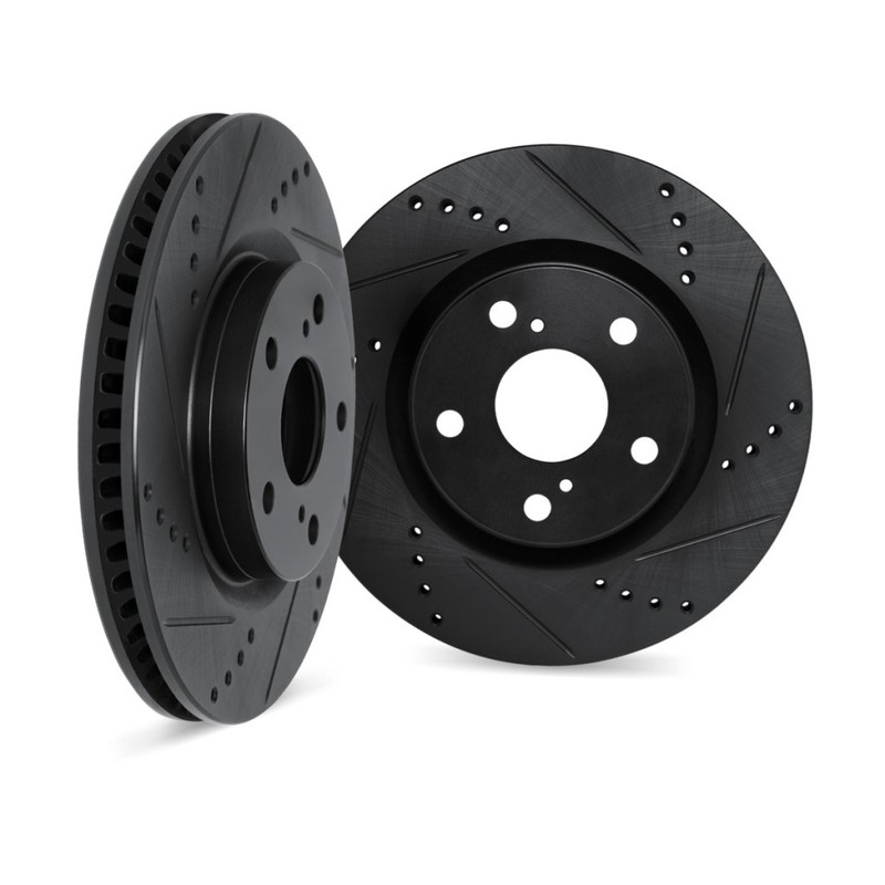 For Infiniti JX35 2013 Rotor Set | Black | Drilled And Slotted gallery