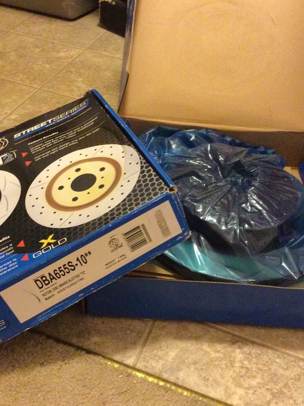 DBA 655S-10 T2 Street Series Rotor Uni-Directional Slotted Rotor wrx sti rear 2x