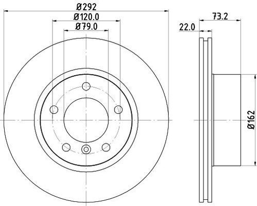 For BMW - 1, 3 Series E81 E82 E87 E88 E90 1.6 2.0 Front 292mm Brake Discs Tapy gallery