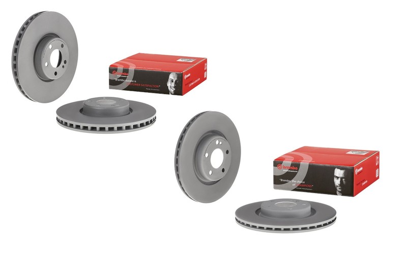 FOR MERCEDES GLC 2.1 220 D 4MATIC AMG LINE X253 FRONT REAR BREMBO BRAKE DISCS