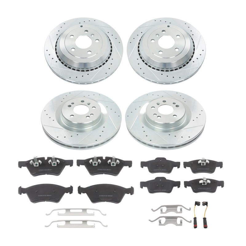 Labwork Front & Rear Disc Brake Rotors & Ceramic Pads for Mercedes-Benz ML450 gallery