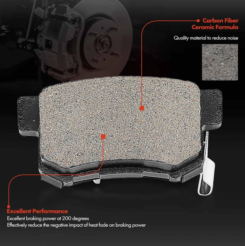 Rear Drilled Disc Brake Rotor & Brake Pads for Honda CR-V 05-16 Acura RDX 10-18 gallery
