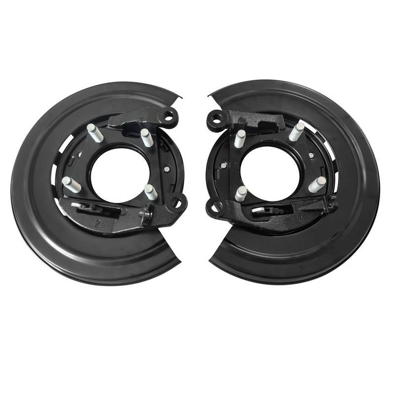 Rear Left & Right Loaded Brake Backing Plate For 2005-2012 Ford F250 F350 F450 gallery
