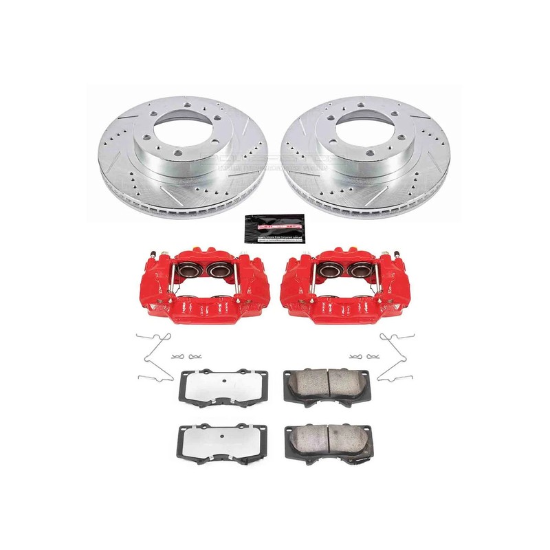 Power Stop KC137-36 Z36 Extreme Performance Truck And Tow 1-Click Brake Kit w/Ca