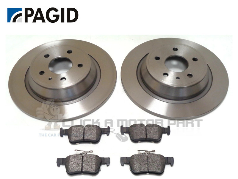 Pagid Rear Brake Discs And Pads Set For Ford Mondeo Mk5 2015-2022 (302mm)
