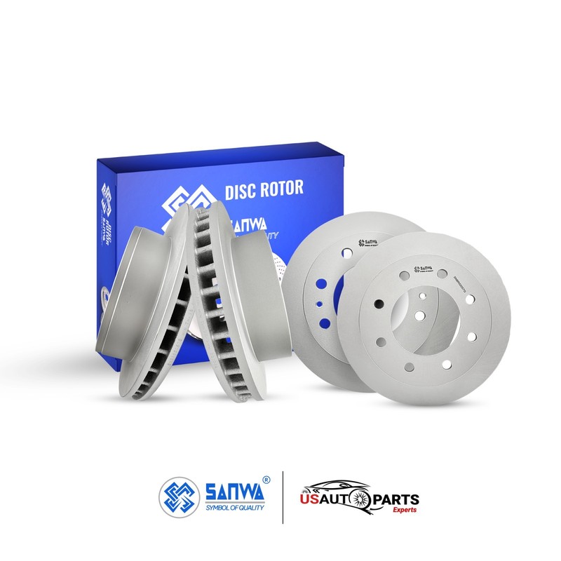 SET OF FRONT & REAR BRAKE ROTOR GEOMET &CERAMIC PAD FOR HUMMER H2 2001-2009 gallery