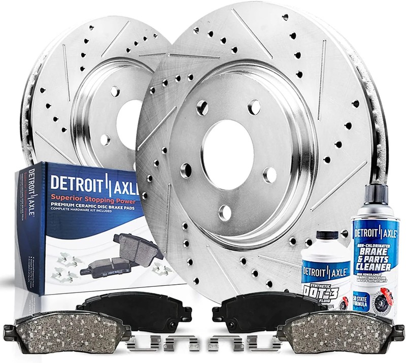 Front Brake Pads Rotors for 2007-2014 Ford Mustang
