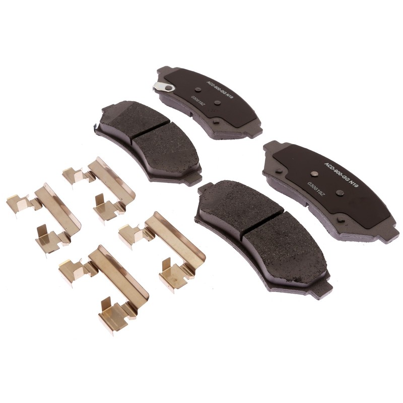 ACDelco Disc Brake Pads and Rotors Kit Front Rear For 97-05 Buick Century Regal gallery