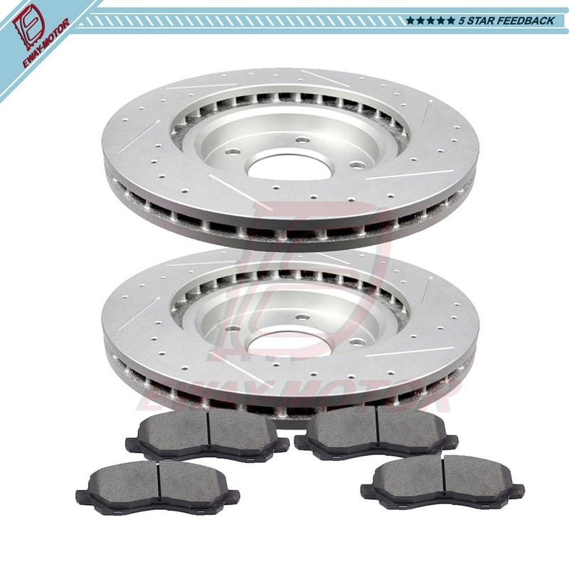For Chrysler Sebring Dodge Jeep Mitsubishi Front Ceramic Brake Rotors And Pads