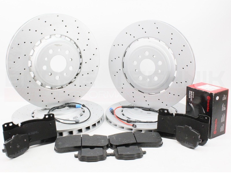 FOR BMW M2 G87 M3 G80 M4 G82 FRONT REAR PERFORMANCE DISCS BREMBO PADS FULL SET