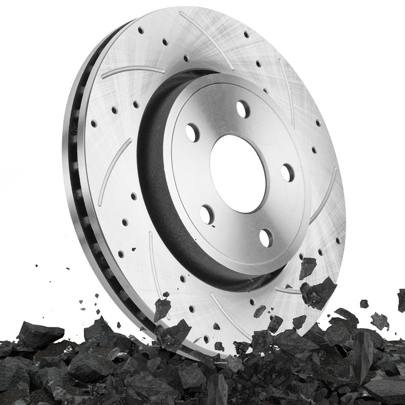 12.99" Front Drilled Disc Rotors for 2011-2020 Dodge Durango gallery